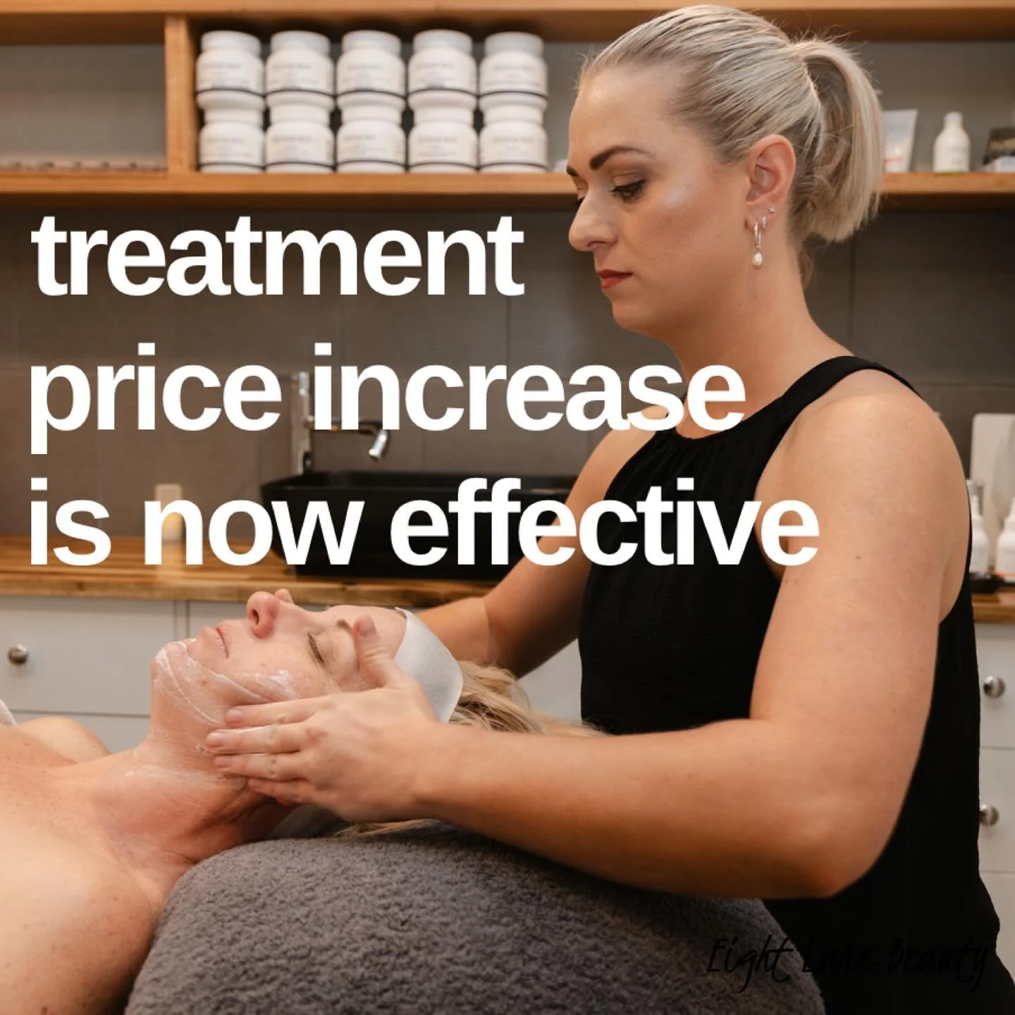 Eight Lane treatment price increase is now effective