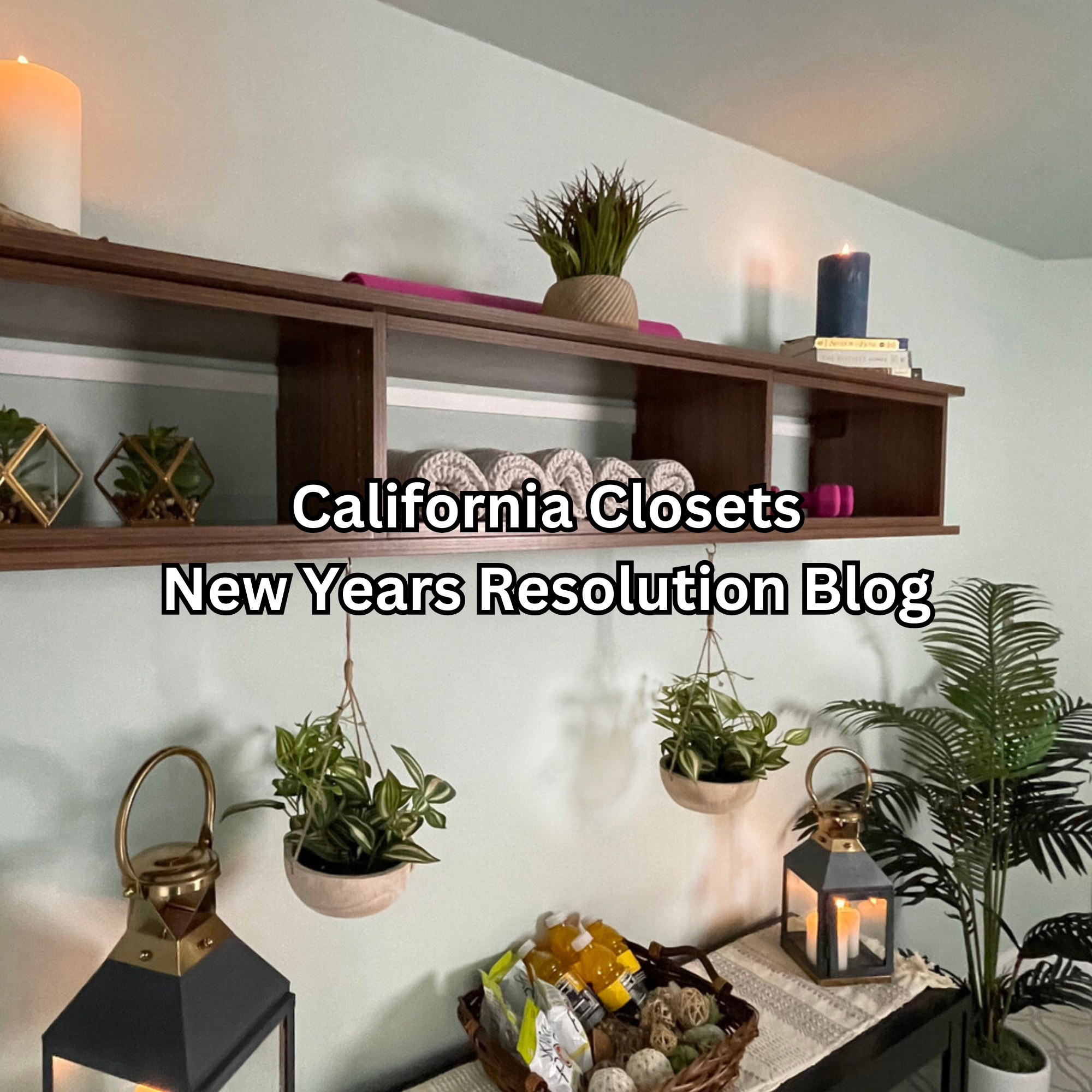 A blog I wrote for California Closets informing readers the best ways to utilize California Closets' organization services to store their fitness equipment.
