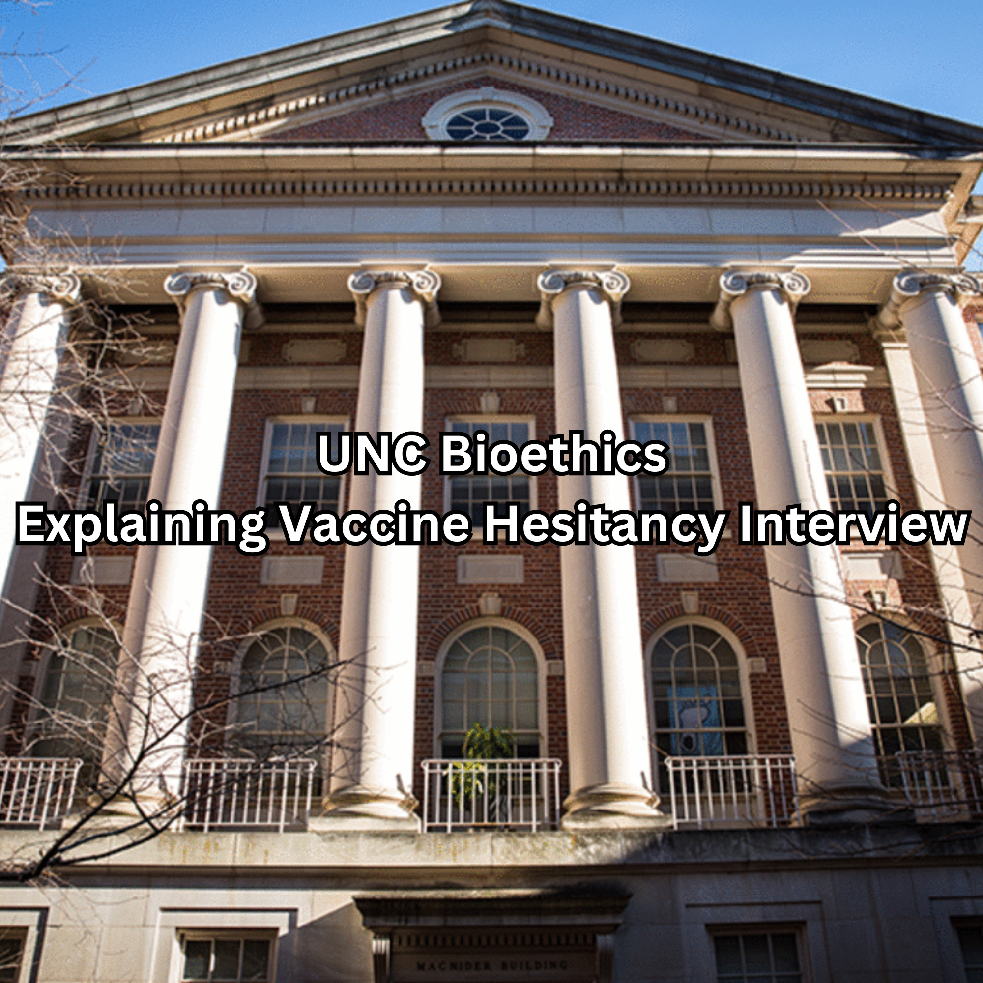 A blog I wrote based on an interview I conducted with a bioethics expert about vaccine hesitancy in the wake of the COVID-19 pandemic.