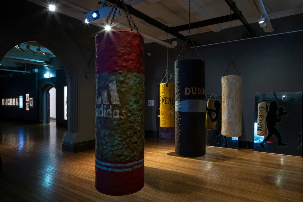 Richard Lewer’s ‘Skill, discipline, and training’ in ‘Shadow Boxer’ at Maitland Regional Art Gallery, 2021