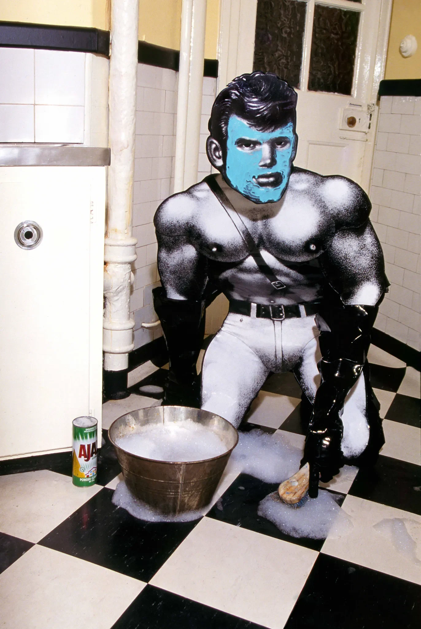 Peter Elfes, Brenton (Heath-Kerr) as Tom of Finland, 1992, Cibachrome print, 51 x 40.6cm
Courtesy the artist © Peter Elfes