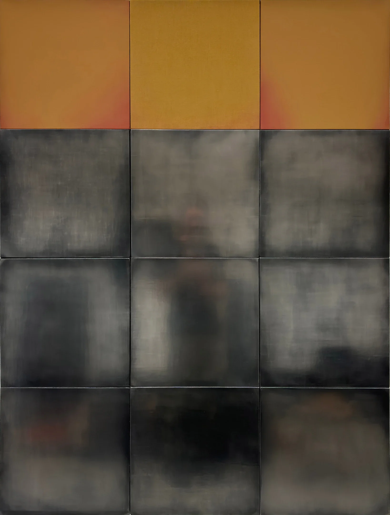 Matthew Allen, Ochre topped grid, 2023 © the artist, photo: courtesy of the artist