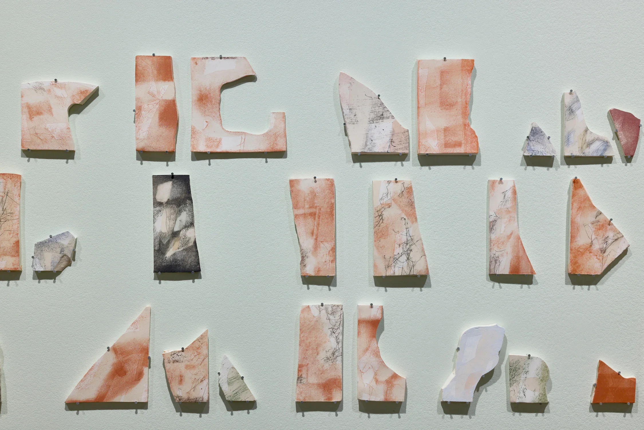 Mary MacDougall RB number line 2026 (detail) © the artist