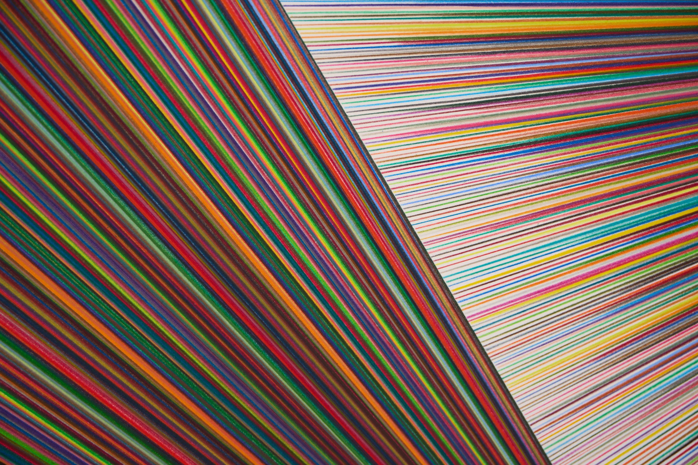 Detail of Kate Vassallo Gain and loss (100 pencils) 2024 © the artist, photo: Andrew Sikorski 