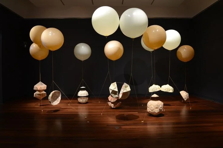David Haines and Joyce Hinterding, The helium balloon of SoundShip (descender 1) explodes at 33,722m marking the point that the payload begins its return to earth, 2016. Courtesy of the artists and Sarah Cottier Gallery, Sydney.