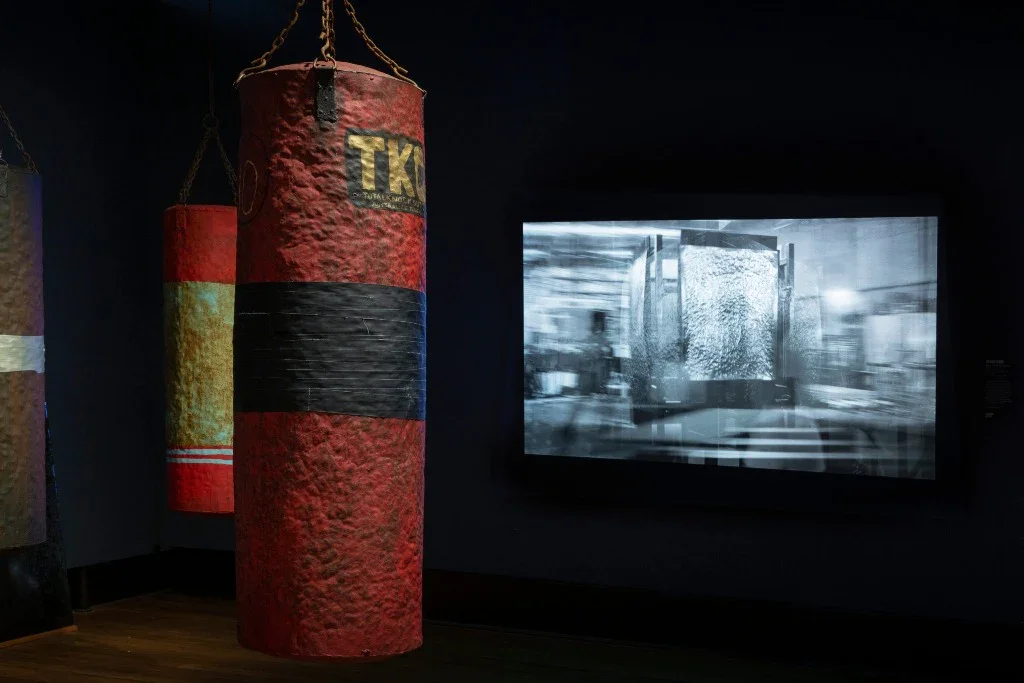 Richard Lewer’s ‘Skill, discipline, and training’ in ‘Shadow Boxer’ at Maitland Regional Art Gallery, 2021Richard Lewer’s ‘Skill, discipline, and training’ in ‘Shadow Boxer’ at Maitland Regional Art Gallery, 2021