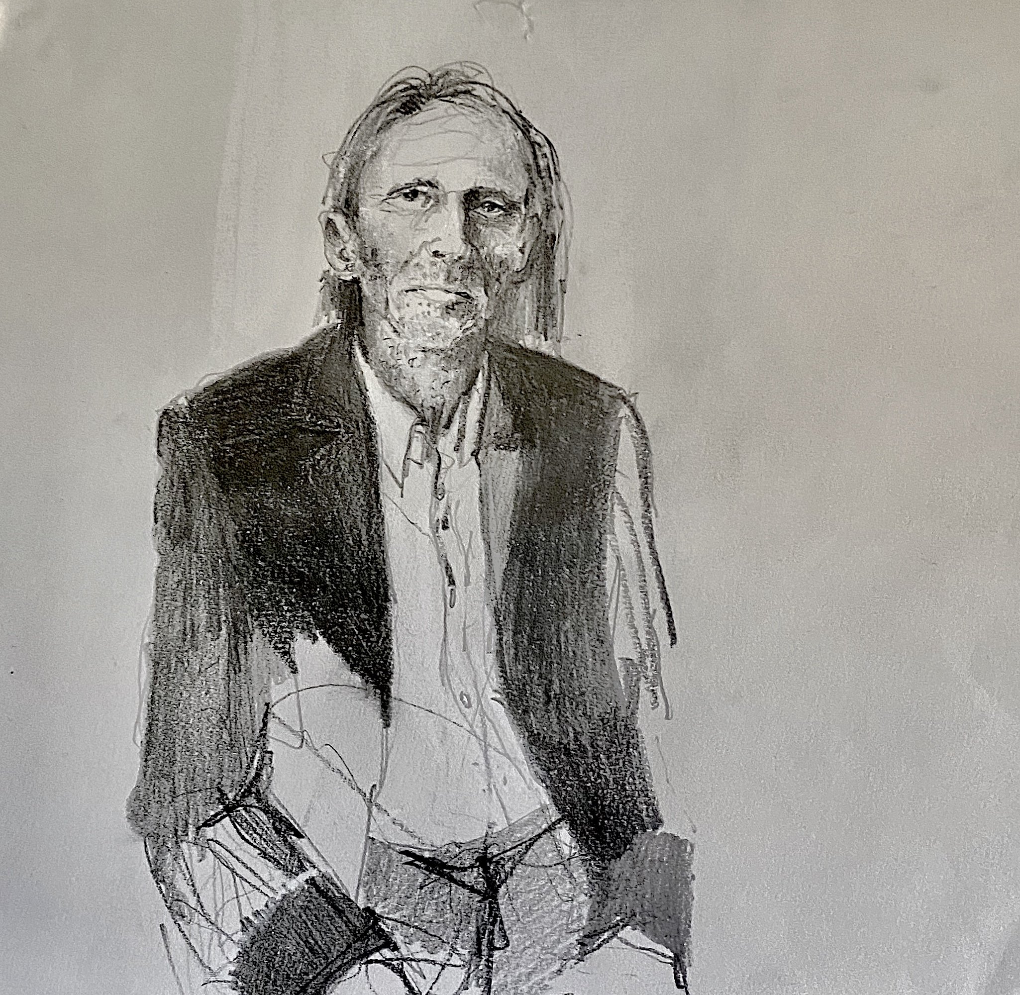 Amanda Penrose Hart, Reg, 2019, graphite on paper