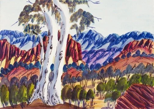 Ivy Pareroultja, Mt Gillen NT, 2013 - watercolour on wove paper