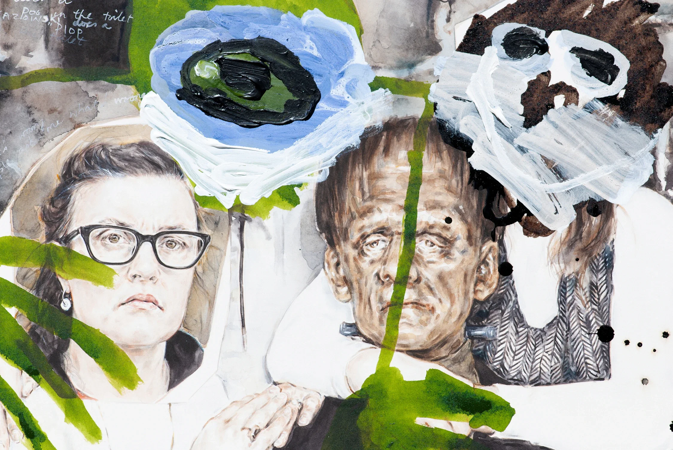 Jennifer Mills with Darcy Luker Family of freaks (me included) 2025 (detail) © the artist