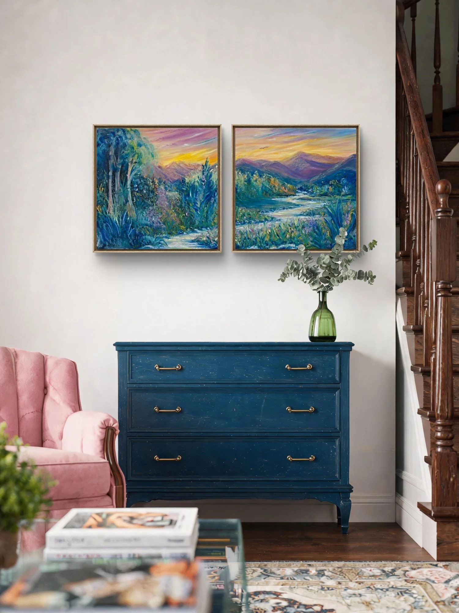 Morning Light - set of 2