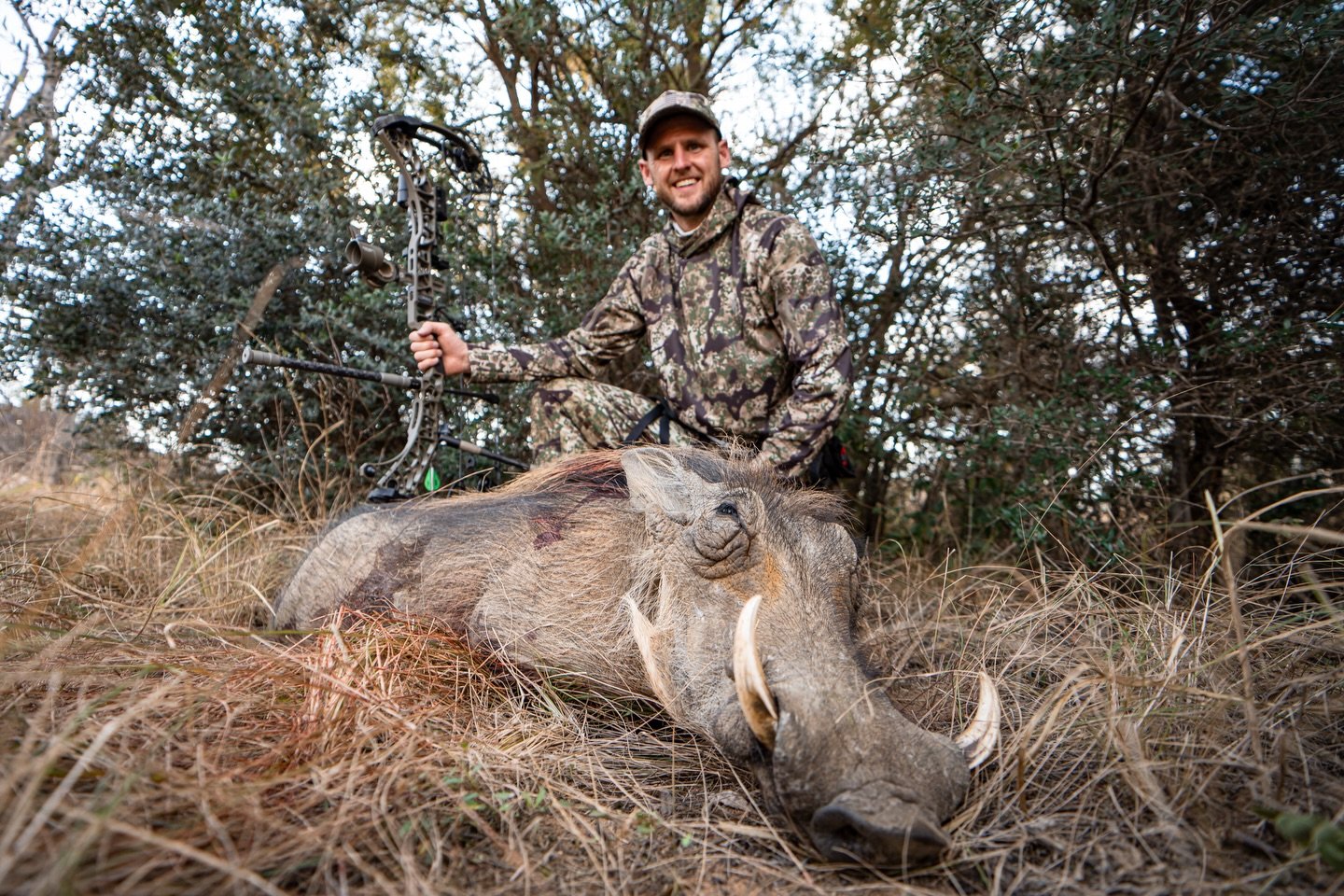 It all started with a goal, the a plan, and finally an execution. 

Andy wanted to have his first bow kill to be in africa from a saddle. 

We scouted spots, set a saddle over a watering hole, waited a few days and finally got the opportunity. 

#bow