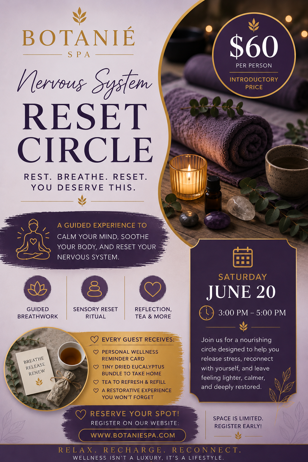 Botanié Nervous System Reset Circle