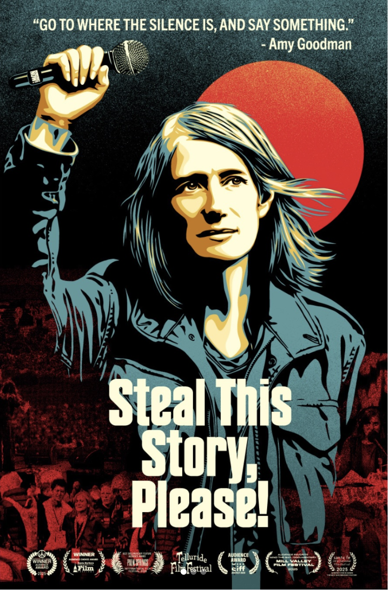 Steal This Story Please: Unveiling the new theatrical poster for STEAL THIS STORY, PLEASE! by iconic artist/activist Shepard Fairey