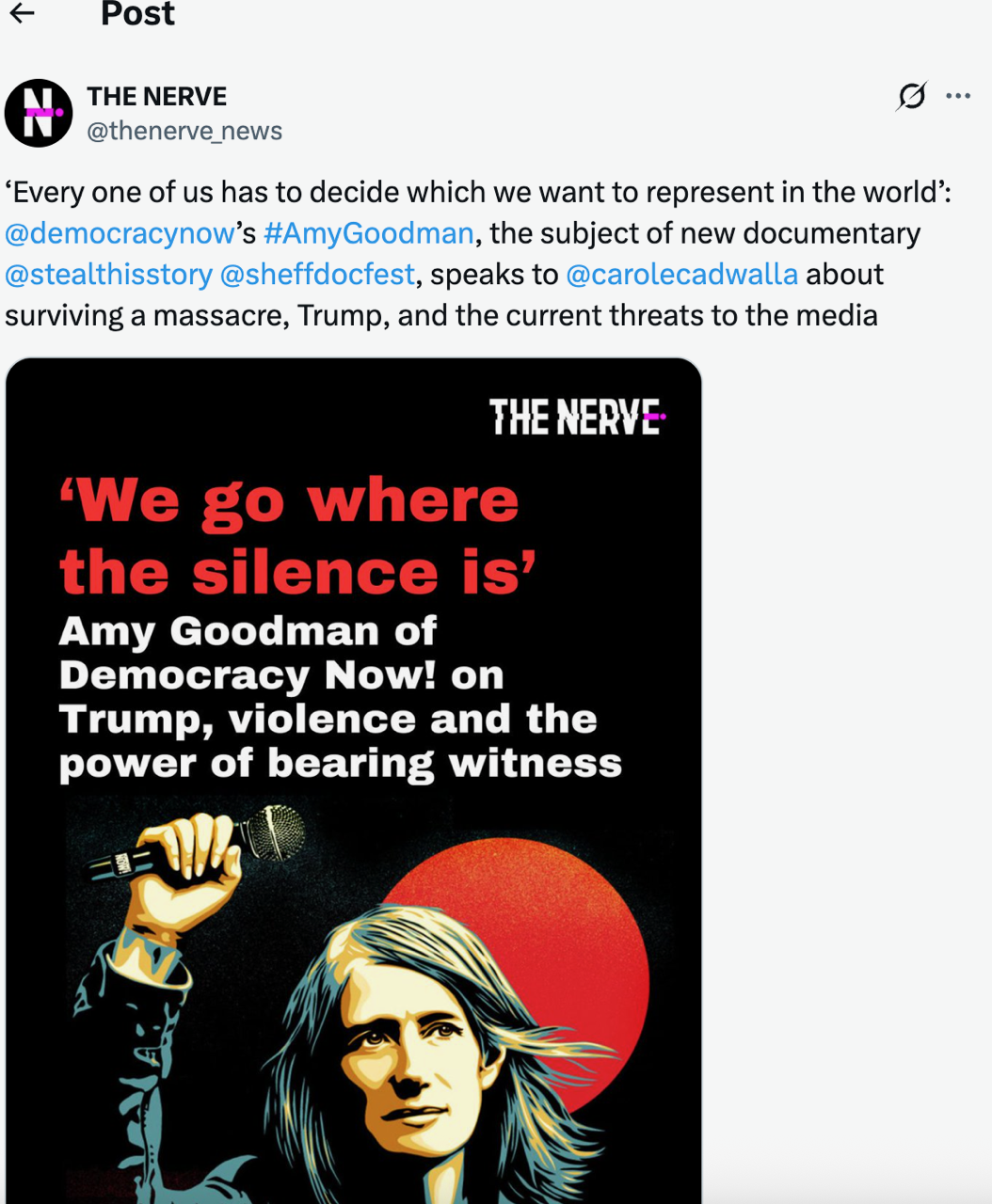 THE NERVE VIA ‘X’