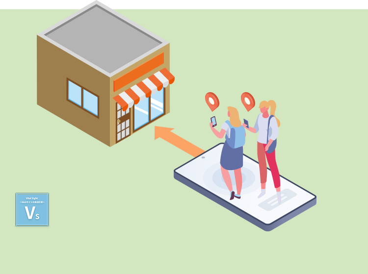 自社サイトのどのWebページを見て来店したのかが計測可能