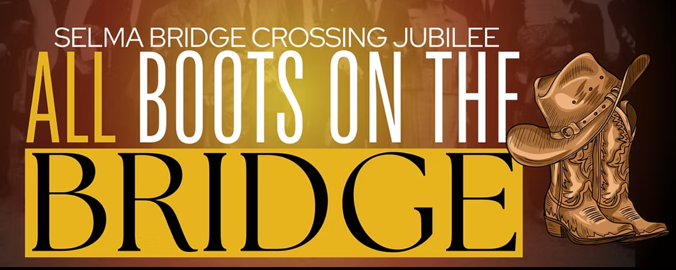 Selma Bridge Crossing Jubilee All Boots on the Bridge