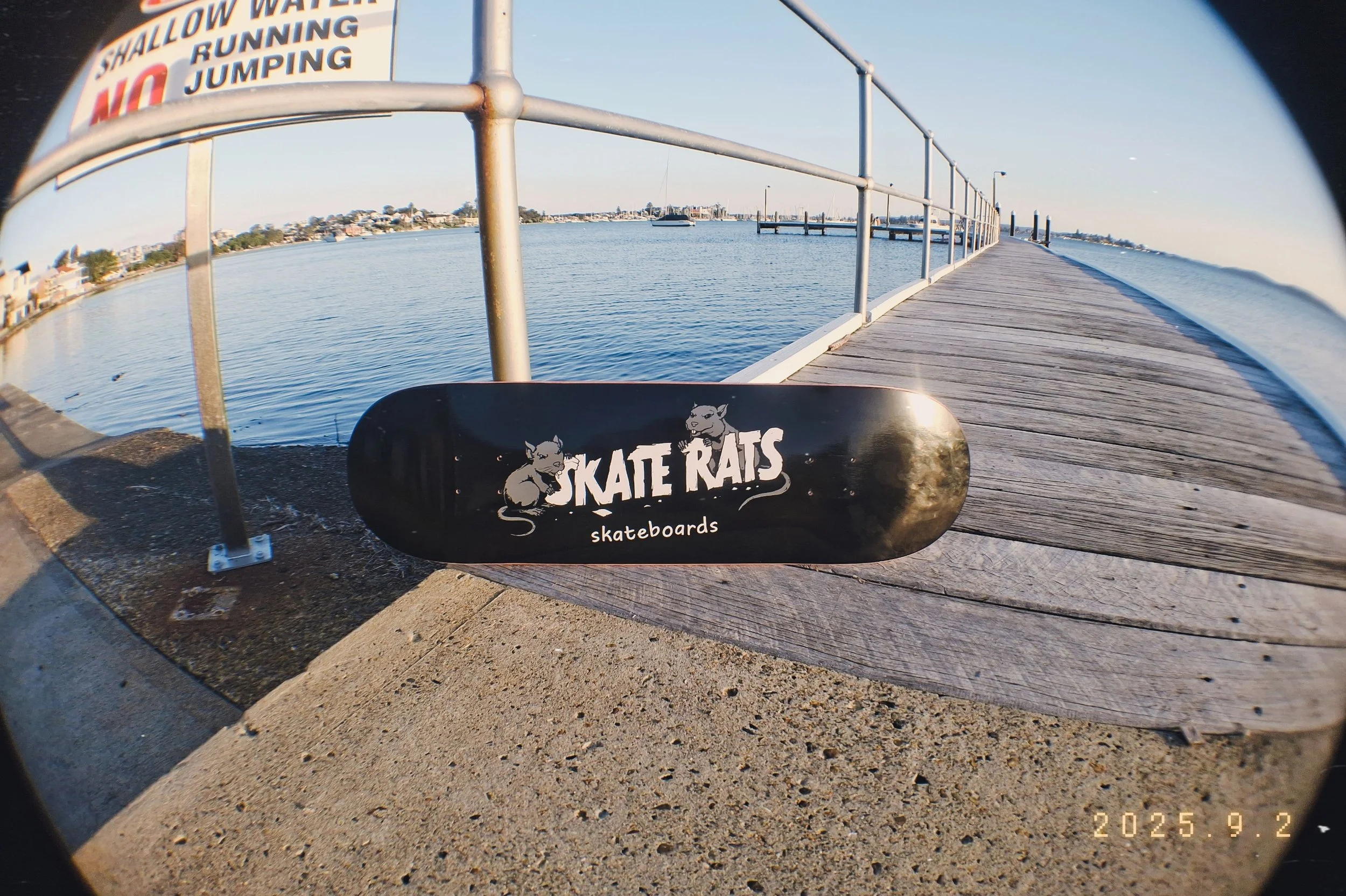 Skate Rats CHEWED UP logo Board   available in 8.25/8.5/8.75/9.0