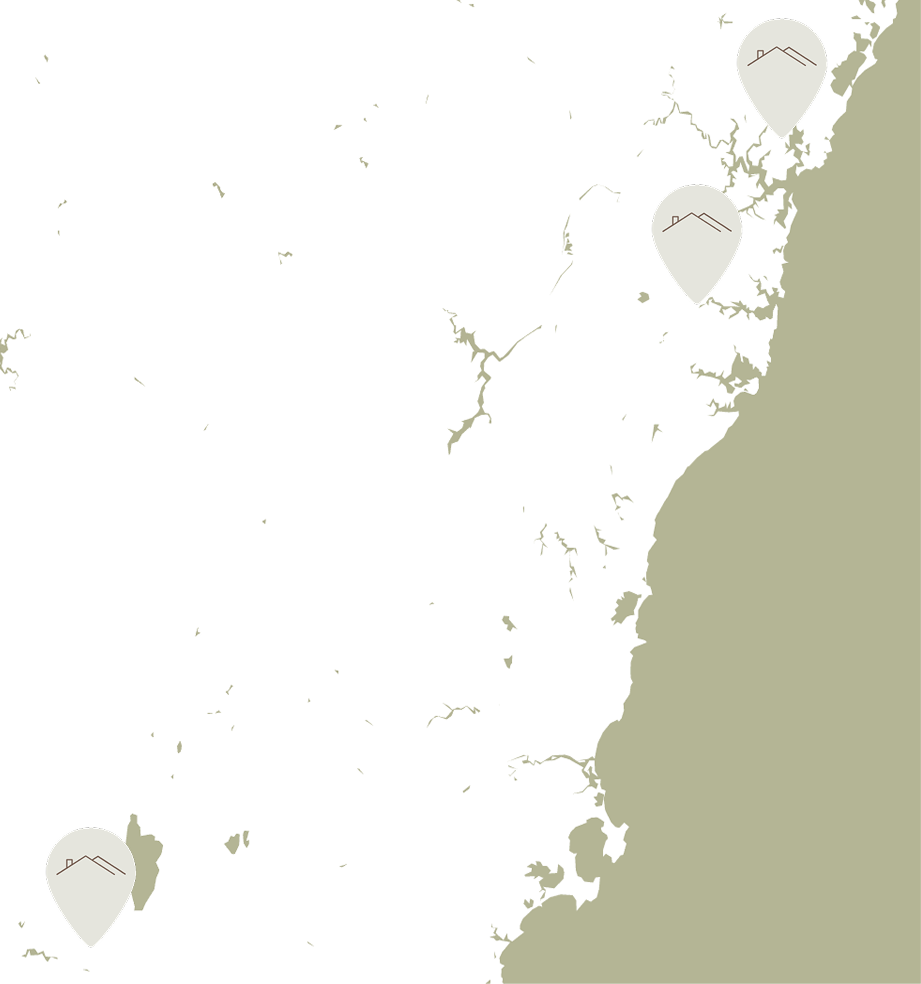 Map of New South Wales, with markers showing service areas including Newcastle, the Central Coast, Sydney and Canberra.