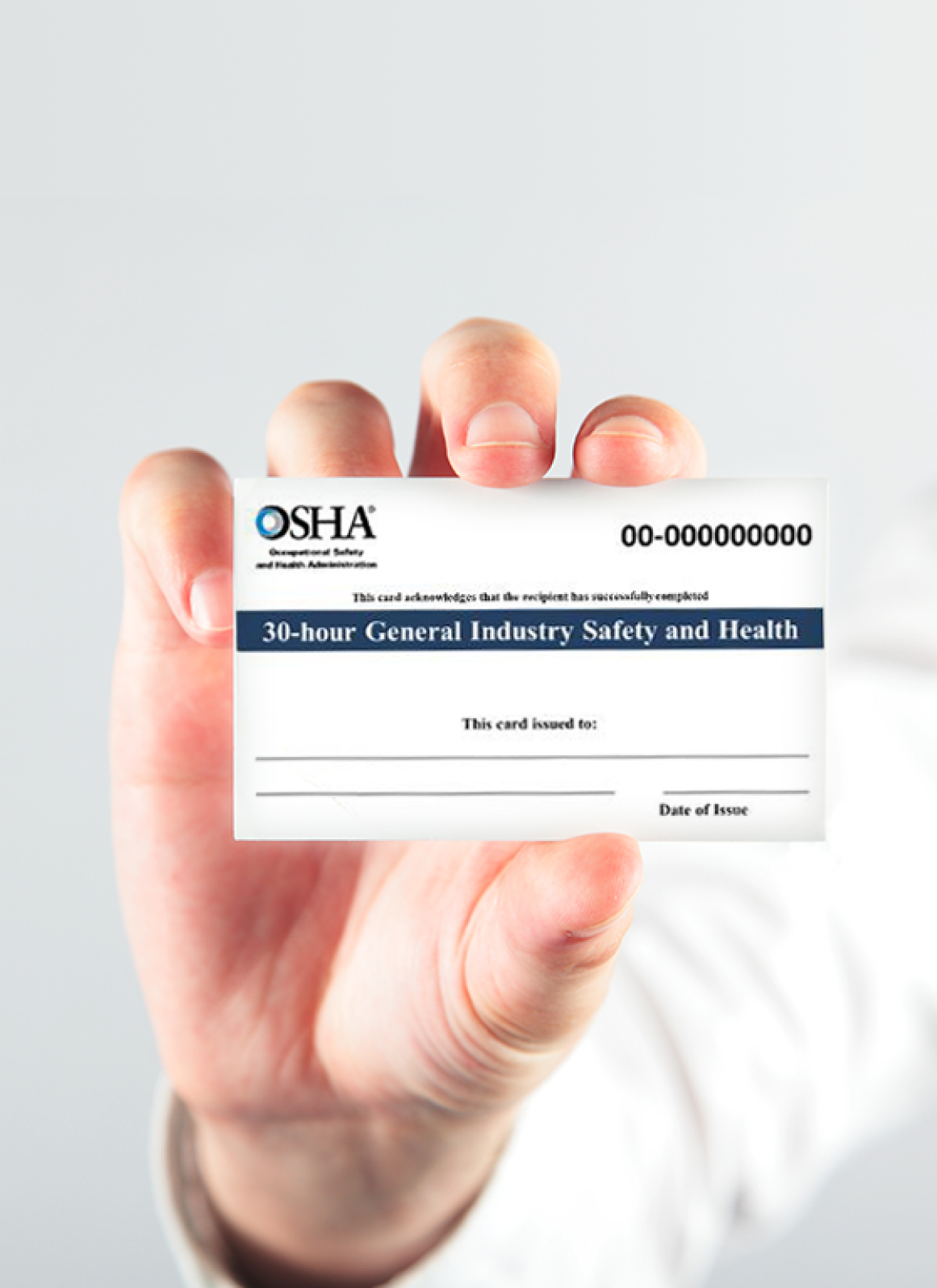 Licensed and Insured OSHA
