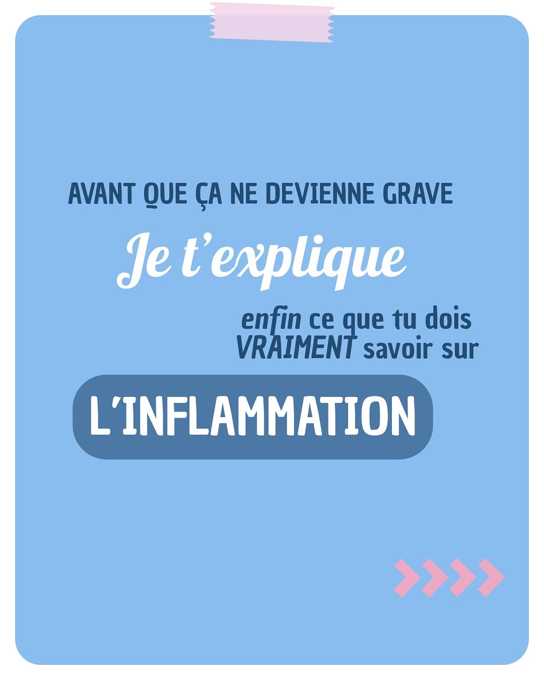 🔥 Ton corps est peut-&ecirc;tre en feu&hellip; sans que tu le saches.

⚠️ T&rsquo;es fatigu&eacute; 
⚠️ Tu dig&egrave;res mal
⚠️ Tu prends du poids 
⚠️ T&rsquo;es malade toutes les semaines et &ccedil;a dure des plombes,&hellip;

👉 L&rsquo;inflamma
