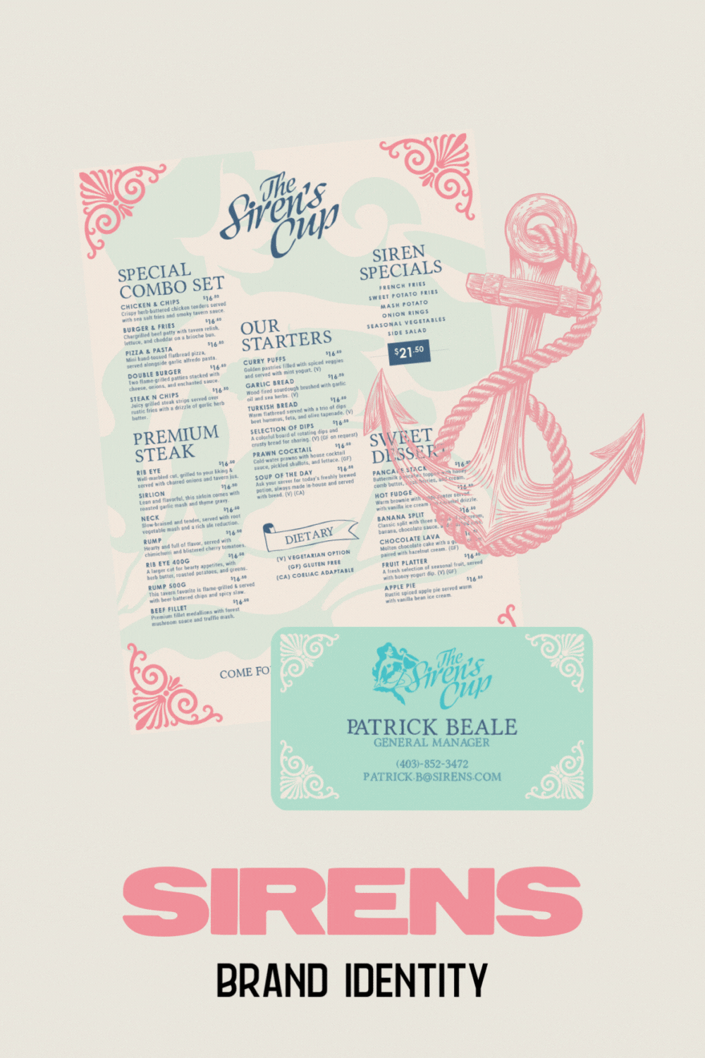 Siren's Cup - Brand Identity