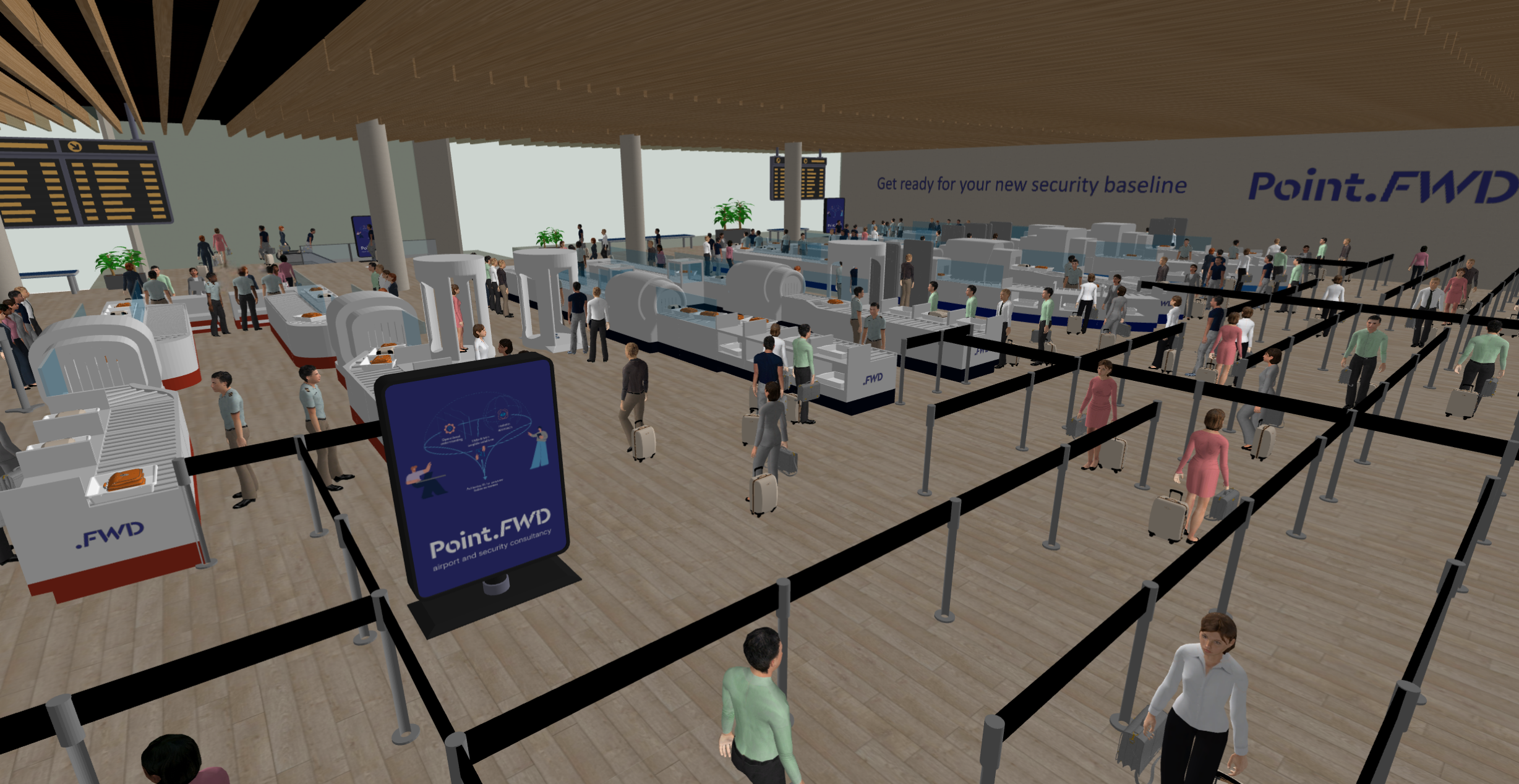Security Checkpoint Simulation Use Cases — Point FWD