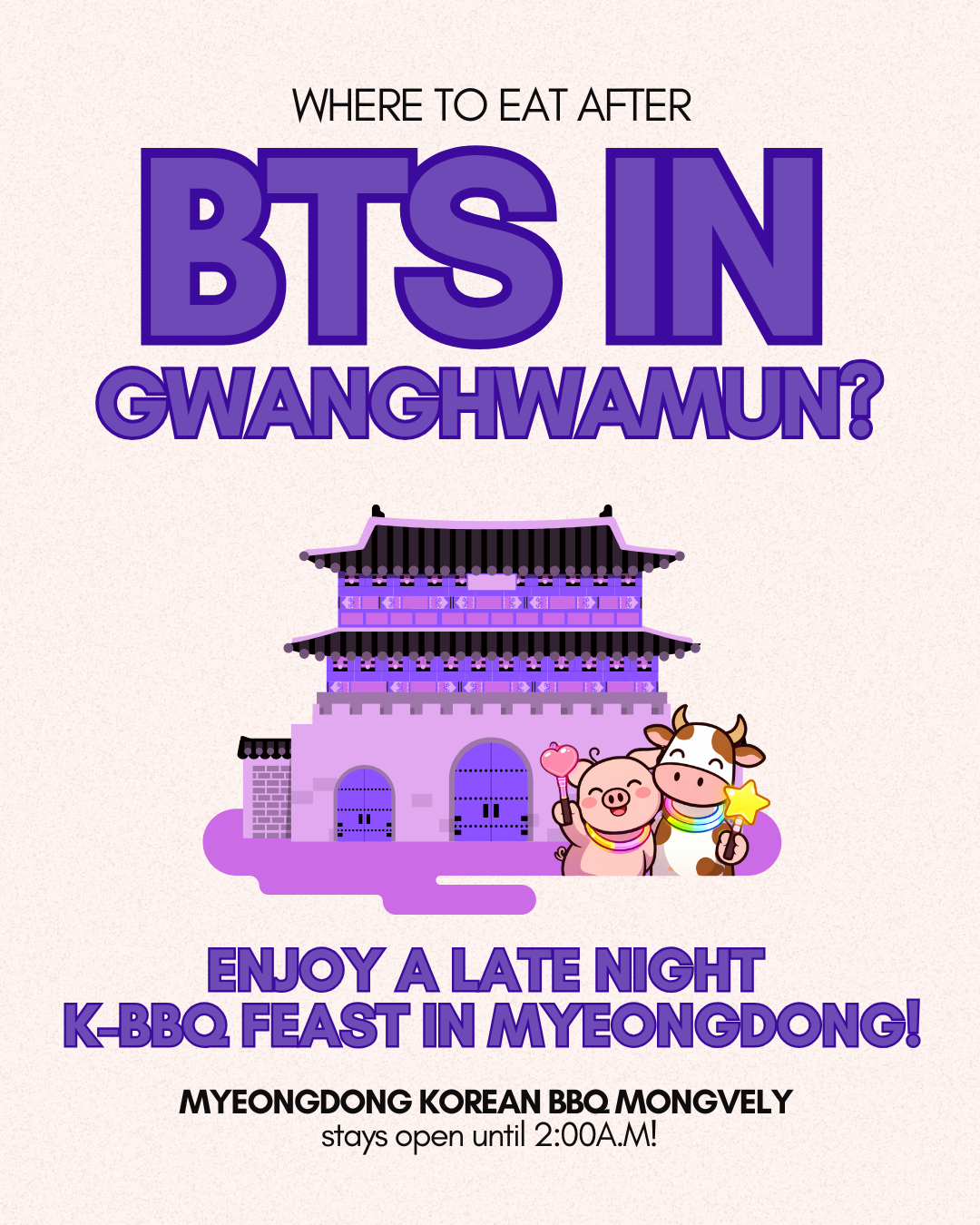 BTS Comeback in Seoul: Traveler Tips + Where to Eat Korean BBQ in Myeongdong