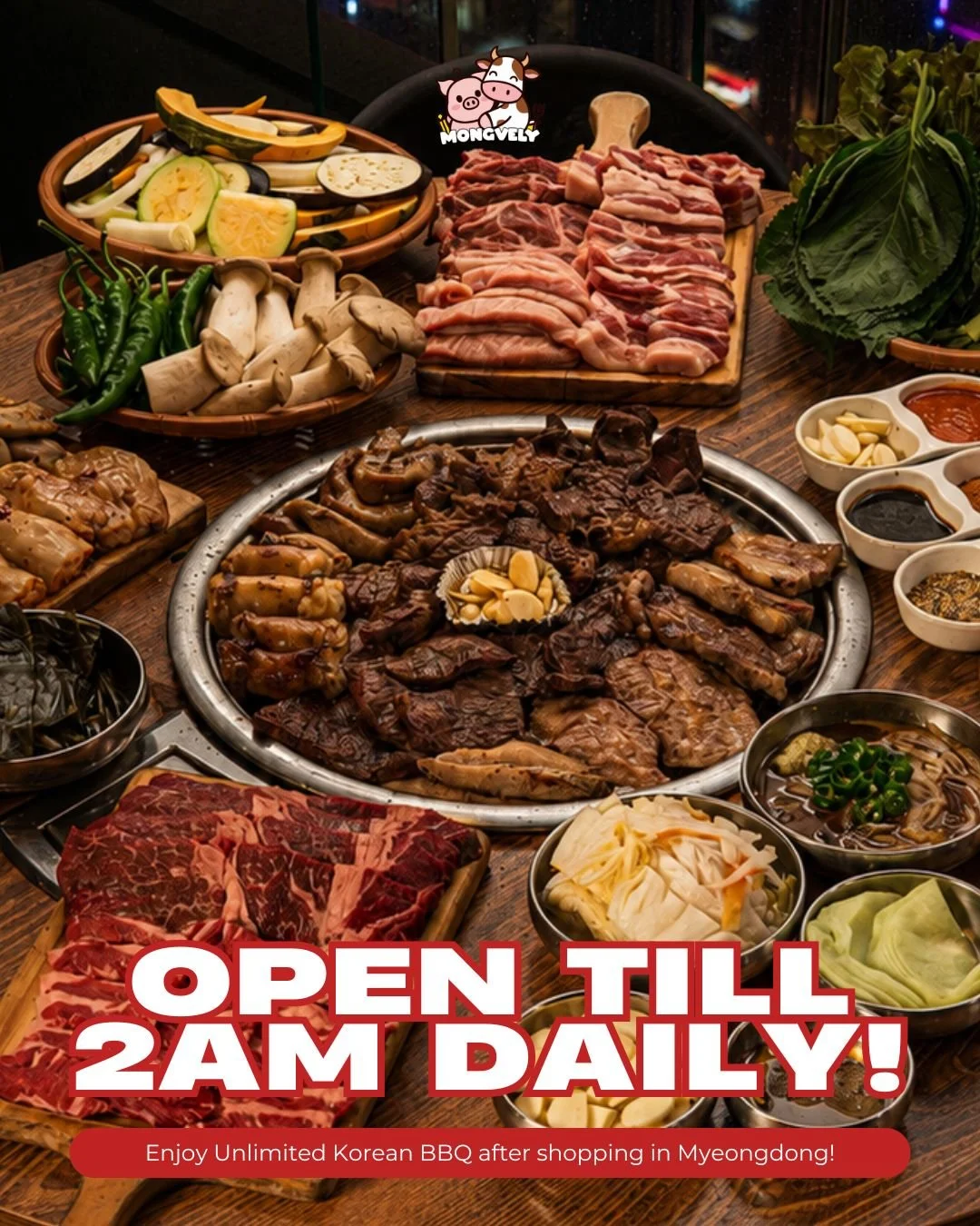Late Flight, Late Shopping, Late Dinner: Myeongdong Korean BBQ Until 2 AM
