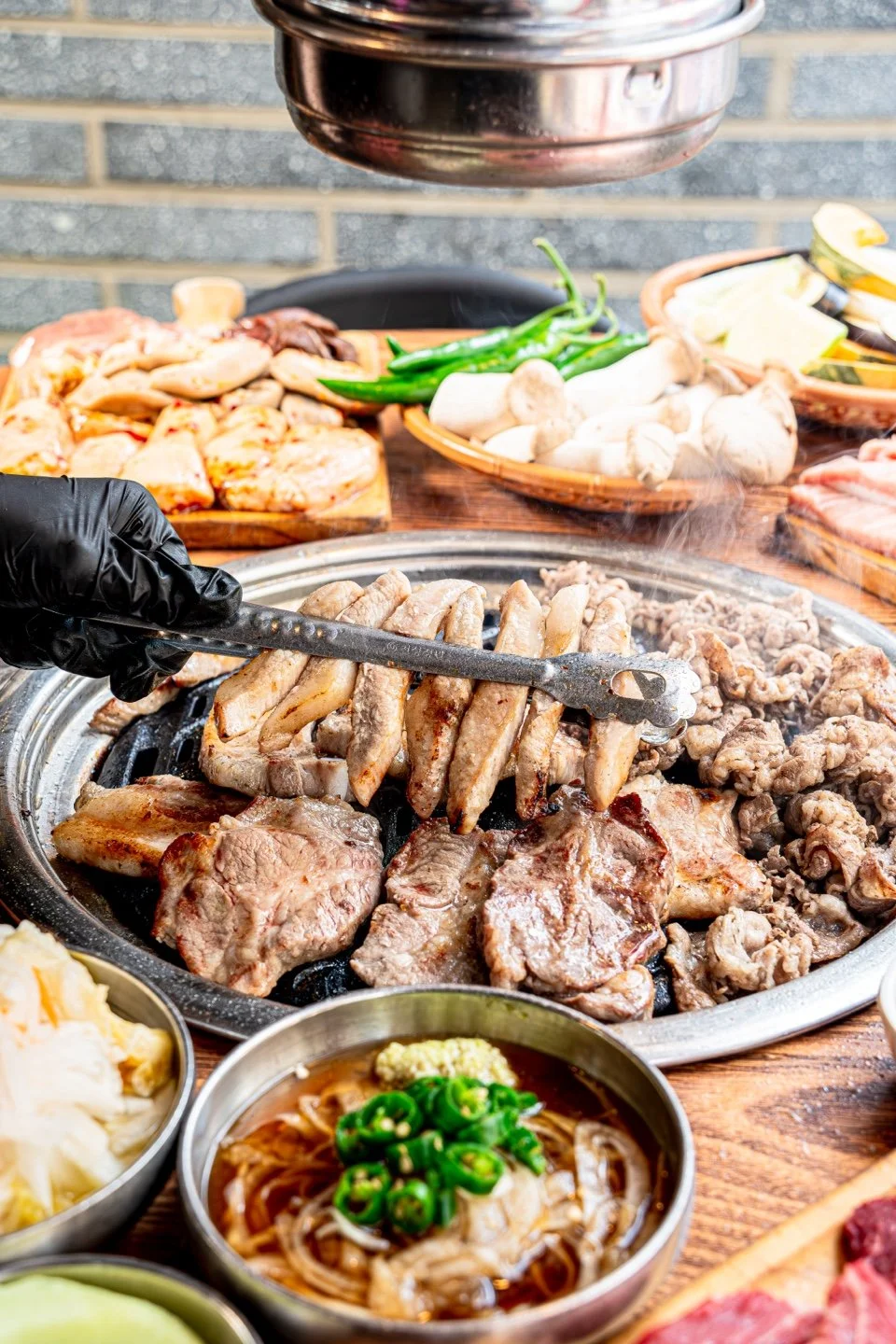 Korean BBQ in Myeongdong Seoul Mongvely