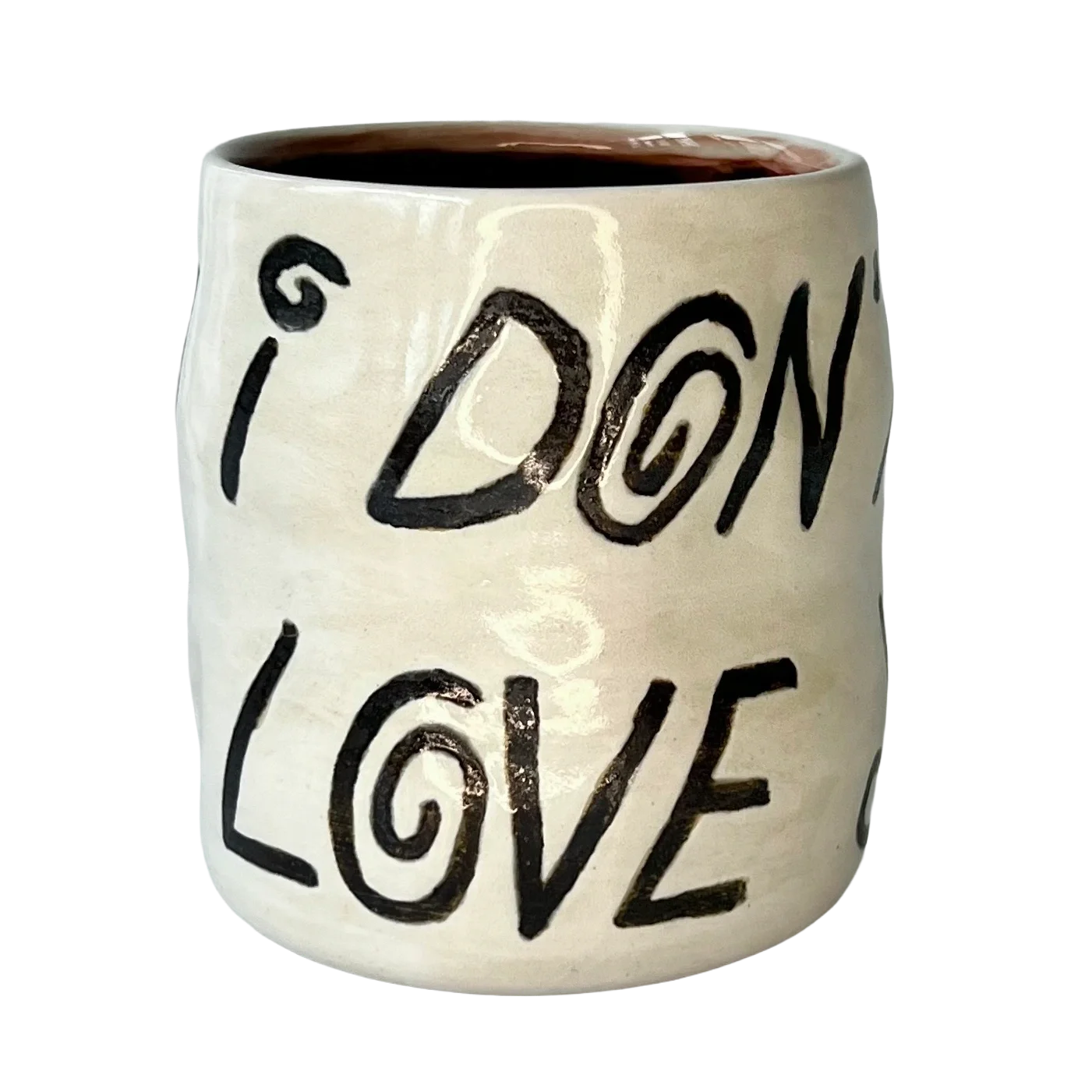 i don't like you i love you mug