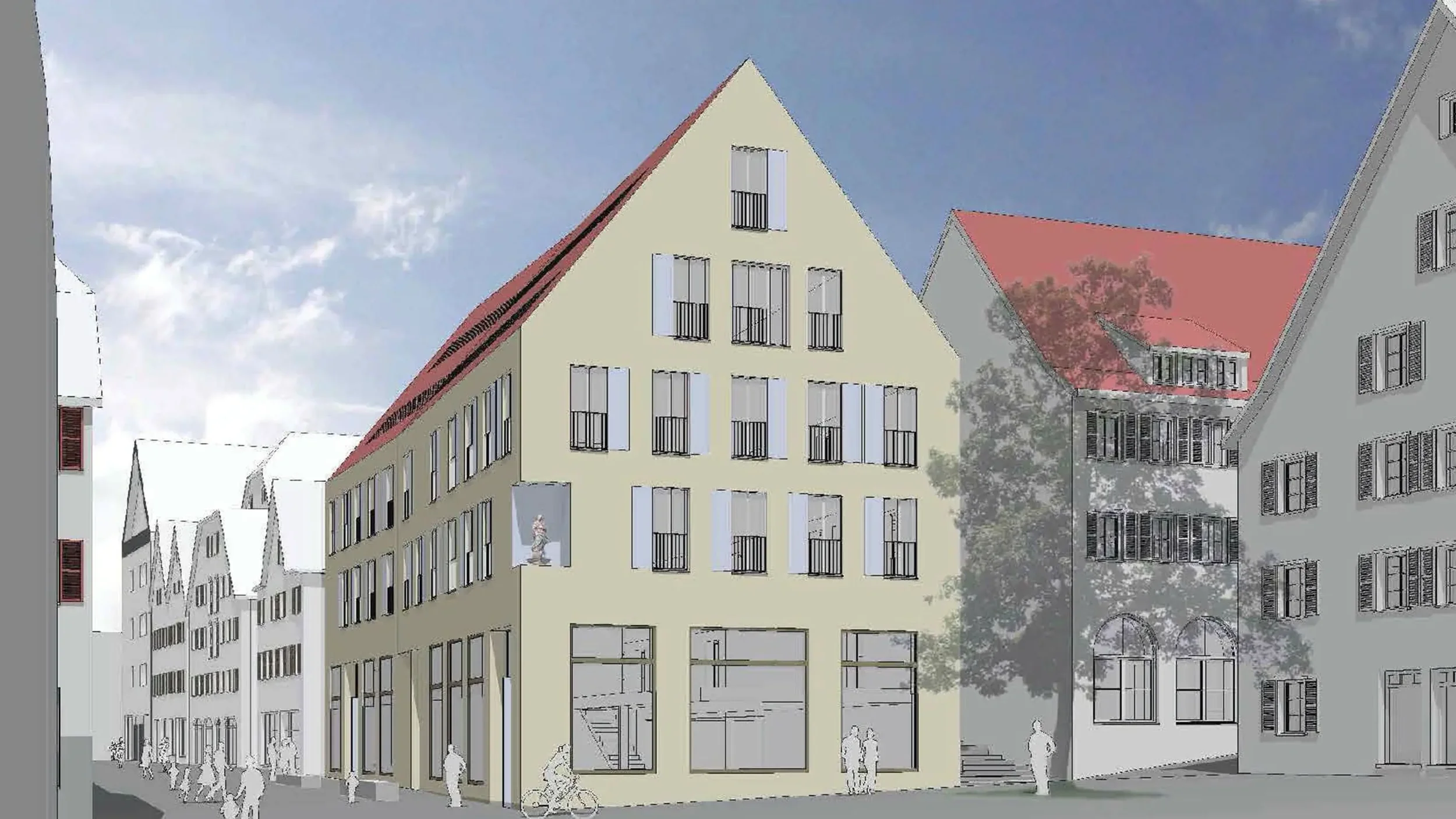 Bericht zu den neuen Plänen für die Kreissparkasse in Rottenburg