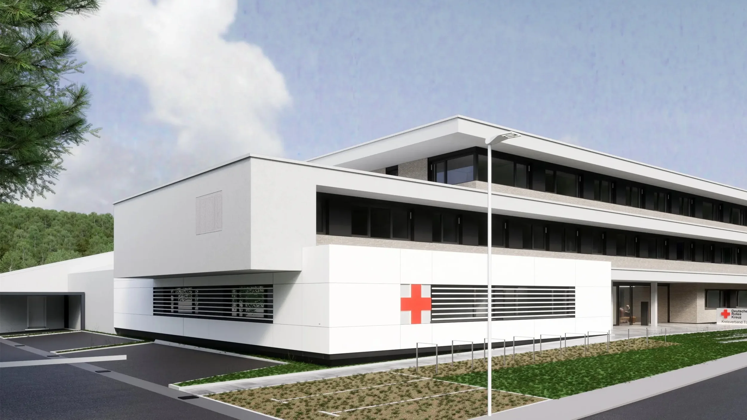 Artikel zum DRK-Neubau in Tübingen