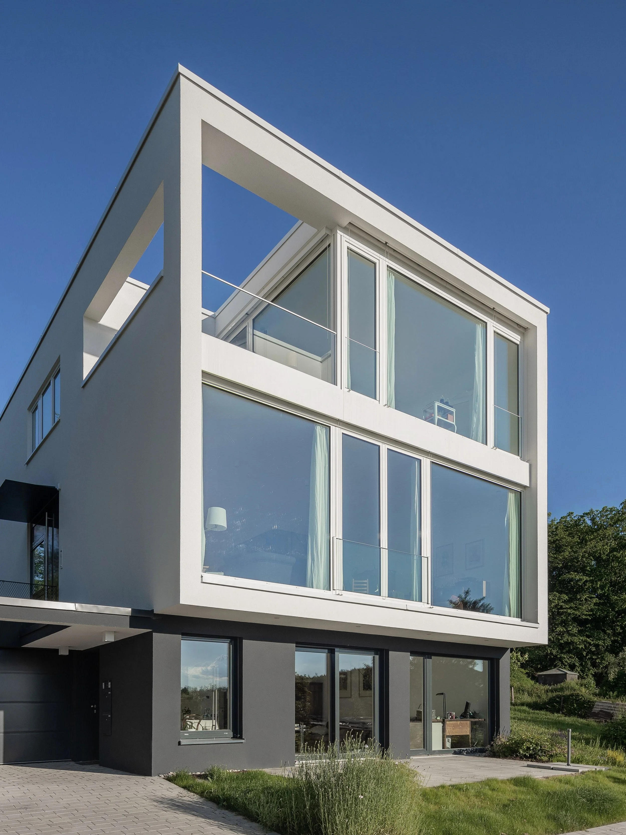 121 Architekten Neubau Einfamilienhaus White Cube