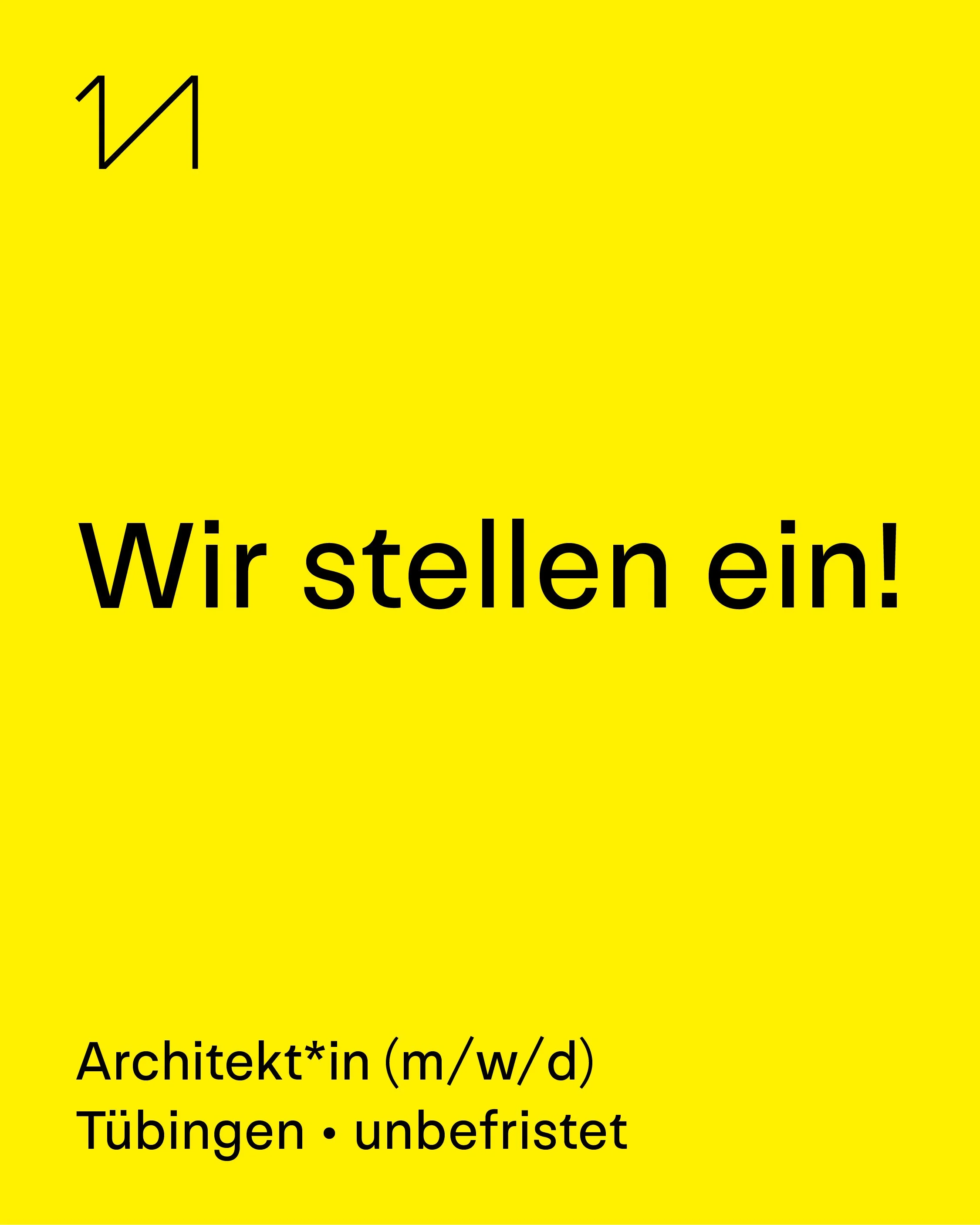 Architekt*in, Tübingen (unbefristet)