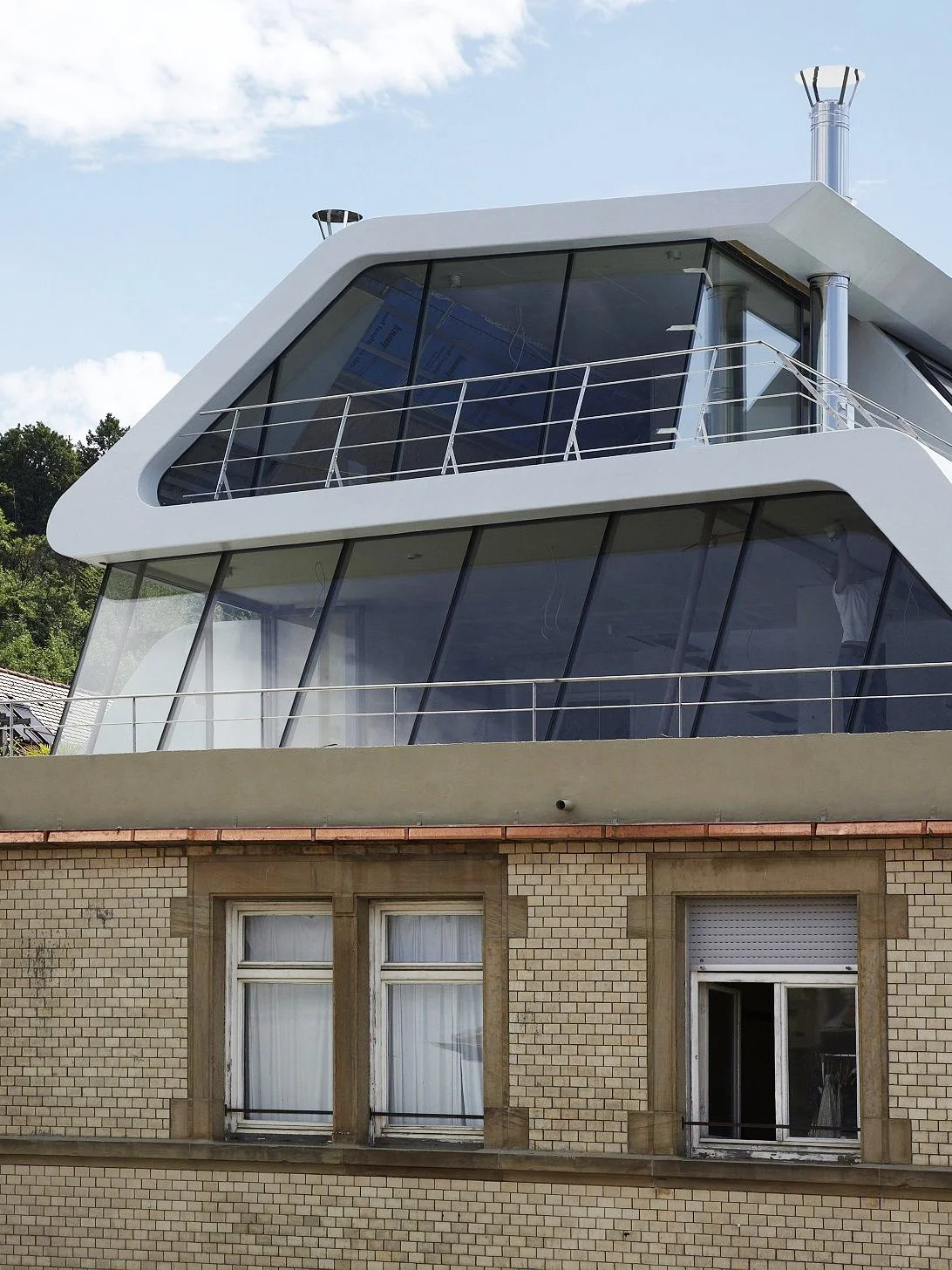 121 Architekten Das UFO Aufstockung Penthouse