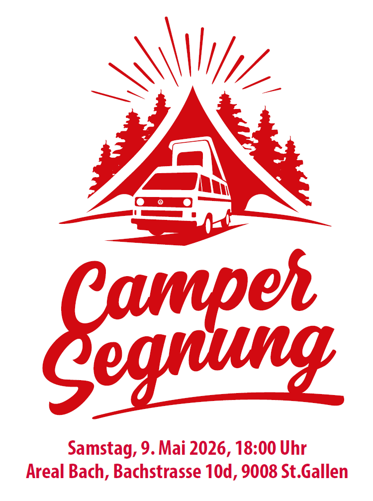 Camper-Segnung - ein Angebot der reformierten und katholischen Cityseelsorge St.Gallen