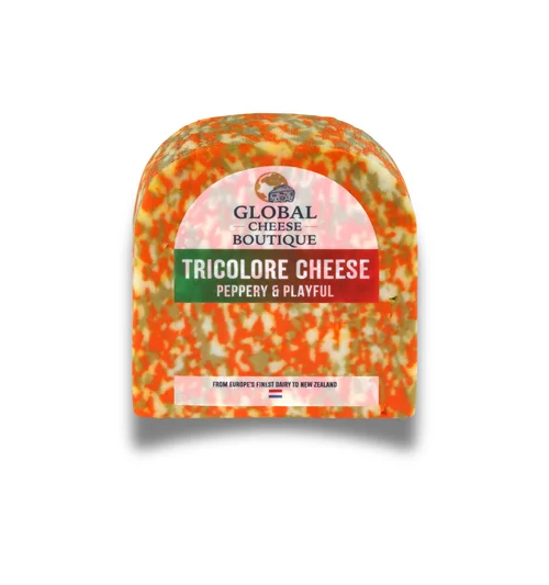 Tricolore Gouda wedge