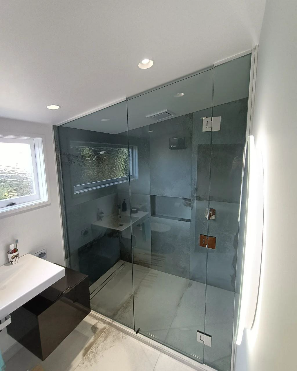 Custom Inline Shower