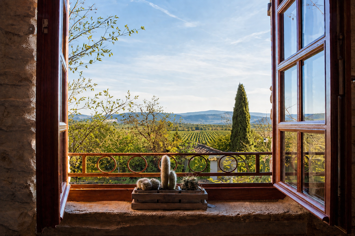 Holiday rental with vineyard views in South of France