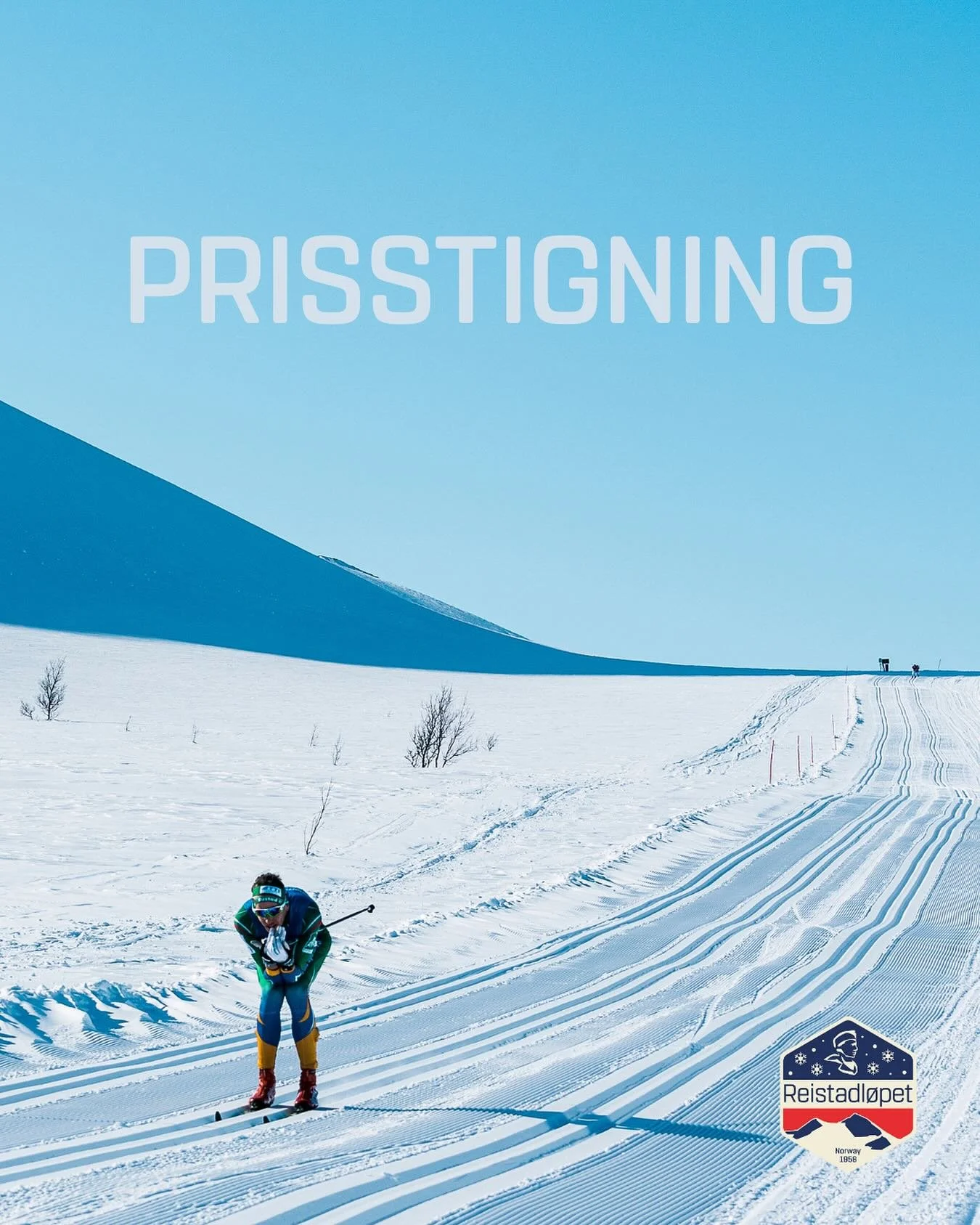 Tirsdag den 13.januar &oslash;ker vi prisene!
 
Meld deg p&aring; her f&oslash;r vi &oslash;ker prisene; https://signup.eqtiming.com/arrangement/reistadlopet-2026-sc/g295.52354?event=reistadlopet 
 
Velkommen til en flott tur over fjellet fra Setermo