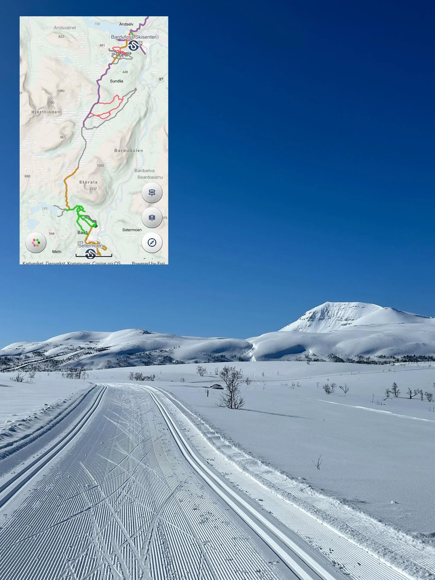 Nykj&oslash;rte l&oslash;yper i Folkehelsetras&egrave;en i dag!

Vi er godt i gang med &aring; kj&oslash;re l&oslash;yper i Folkehelsetras&egrave;en fra Setermoen og helt til Finnsnes! 

Grunnet lite sn&oslash; i Gr&oslash;nlidalen er det dessverre v