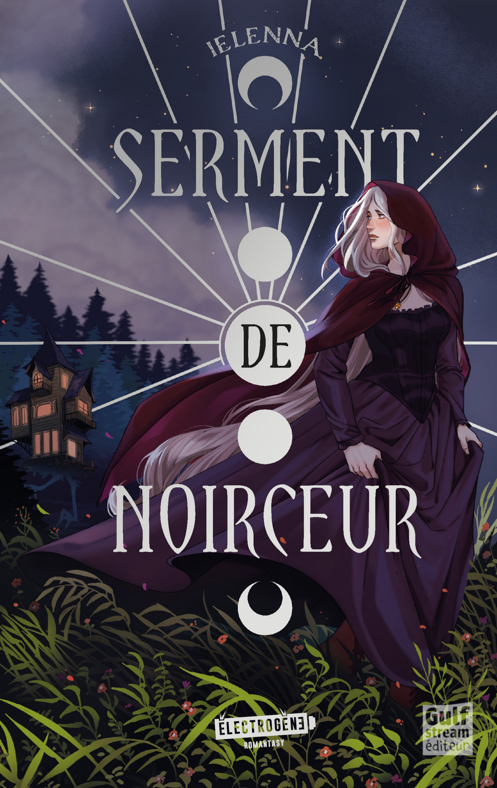 Book cover for the novel "Serment de Noirceur"  by Ielenna
For Gulf Stream Editeur_2026
1/2
