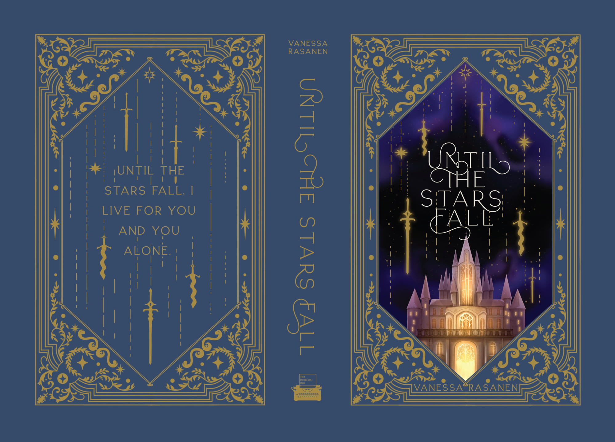 Collector’s edition book cover for the novel: "Until the stars fall"_2024