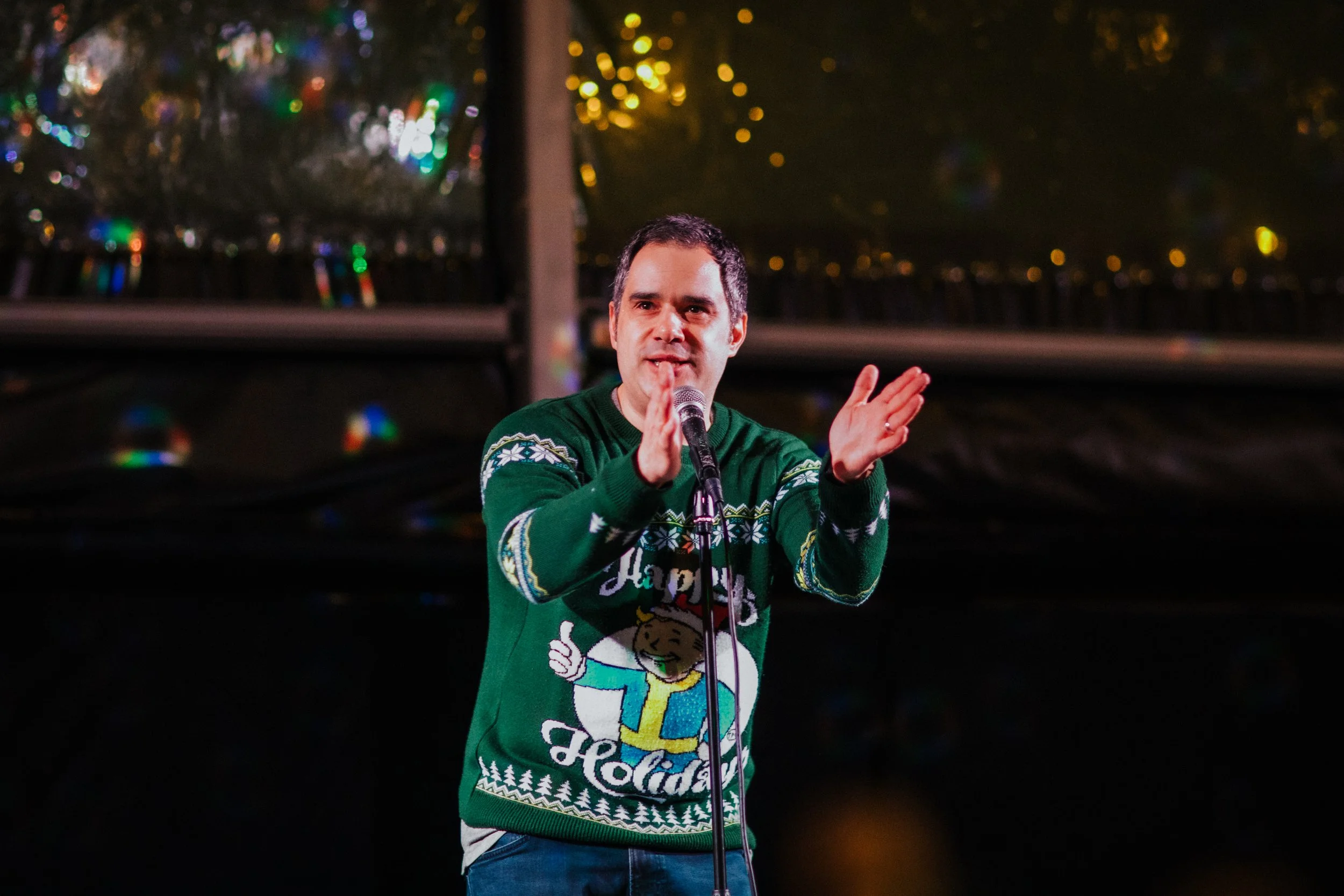 Paul Revill Comedian at Blackpit Brewery in Buckinghamshire