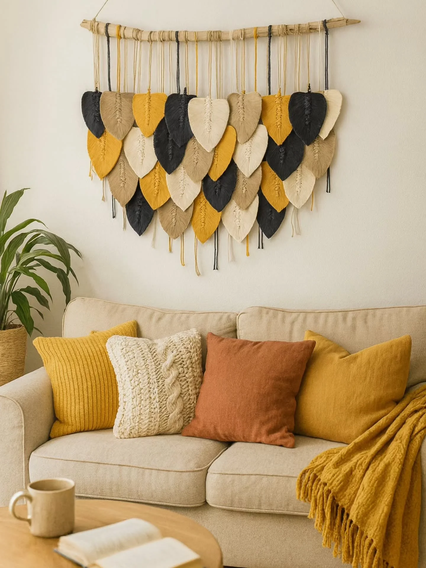 A custom-made leaves wall hanging can warm up your space and accentuate the colours of your home decor!

&Sigma;&tau;&iota;&sigmaf; 15-17/11 &theta;&alpha; &sigma;&upsilon;&mu;&mu;&epsilon;&tau;έ&chi;&omega; &sigma;&tau;&eta;&nu; έ&kappa;&theta;&epsi