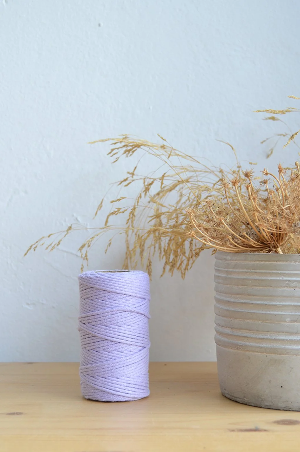 2mm μονοκλωνο βαμβακερο σχοινι μακραμε λιλα lilac.jpg