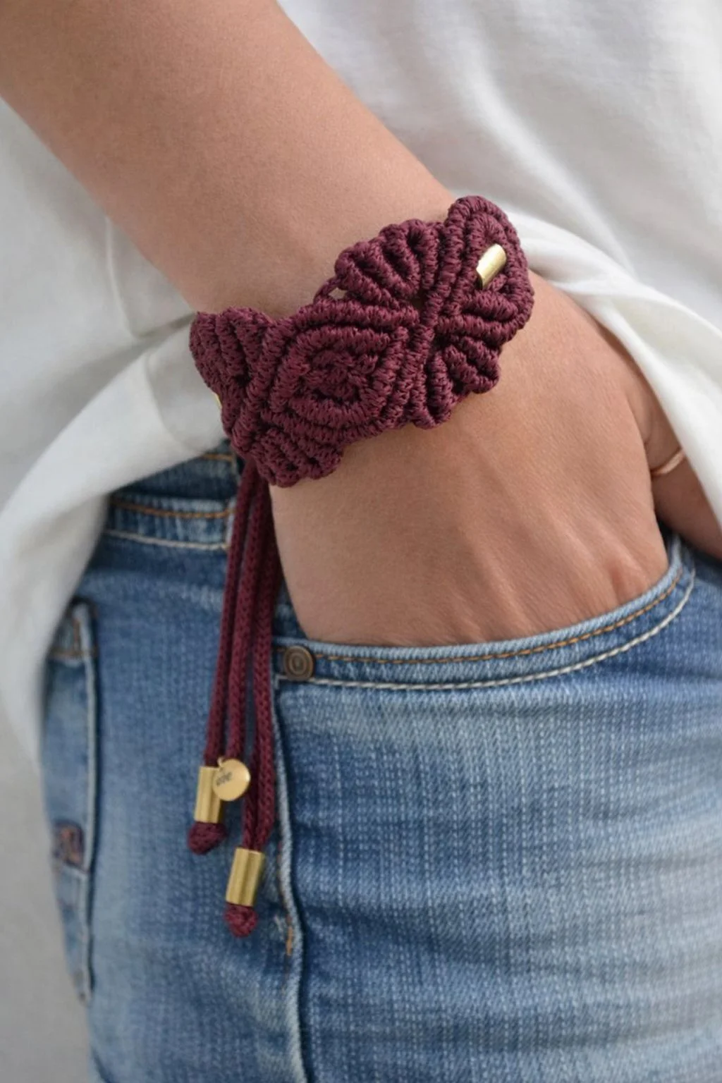 macrame bracelet arm band choker anklet μακραμε βραχιολι για το ποδι τσοκερ μπορντο burgundy model bracelet αξεσουαρ accessories.jpg