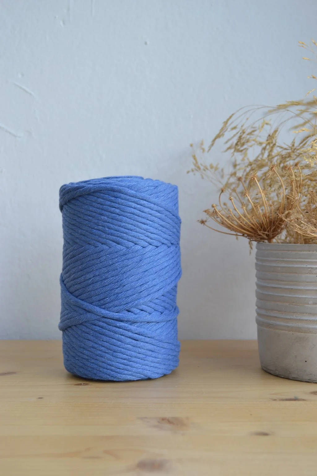 5mm μονοκλωνο βαμβακερό σχοινί μακραμε ντενιμ μπλε denim blue.jpg