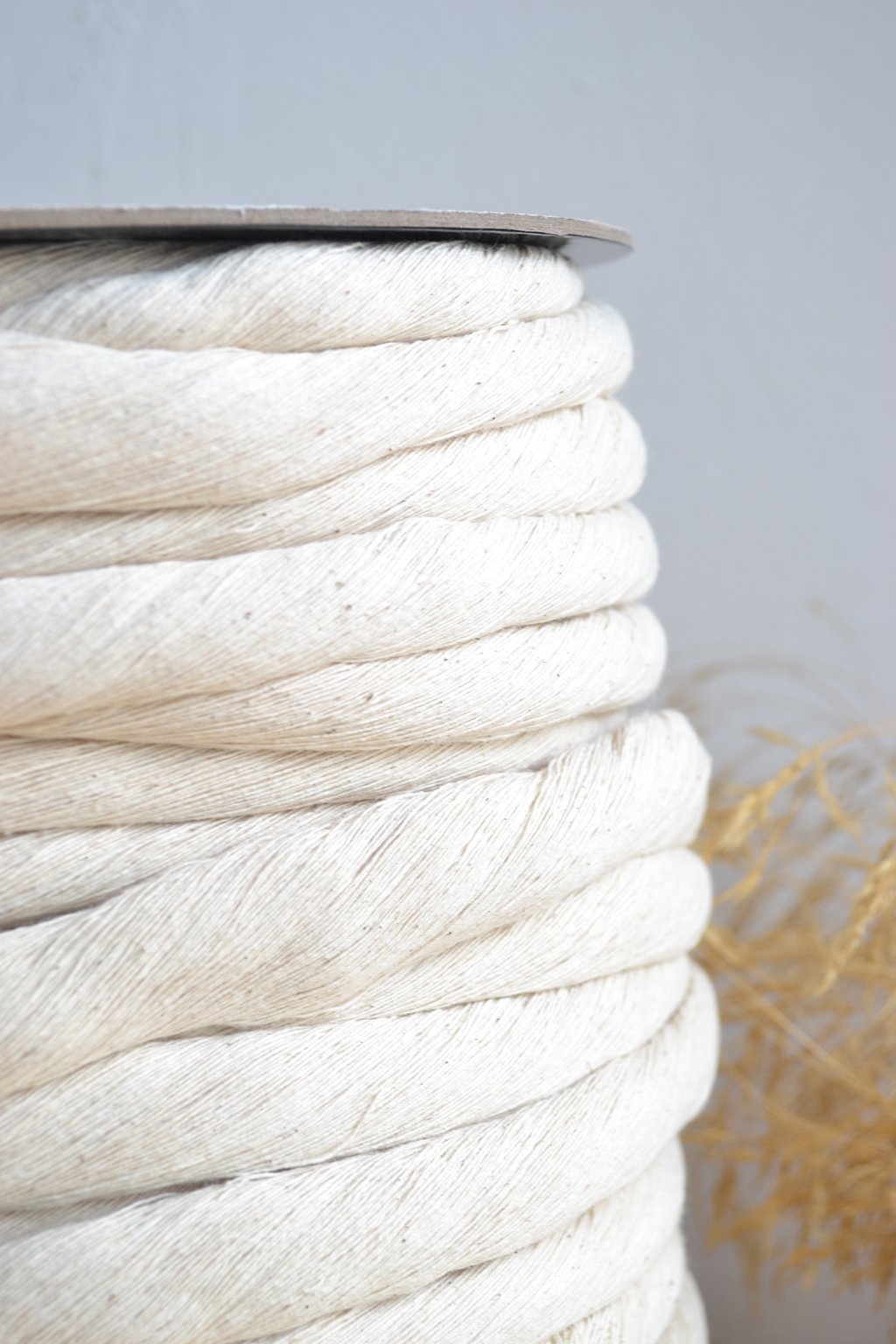 25mm φυσικό νήμα για κρεμαστο με μπάλες βαμβακερό αστριφτο εκρού χτενίζεται μακραμέ cotton yarn for wall hanging with balls macrame 1.jpg