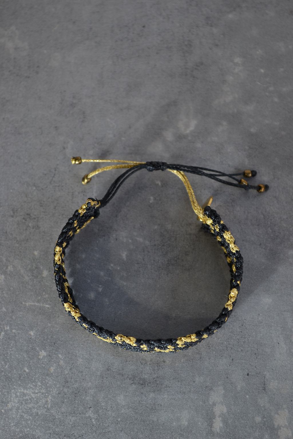 μακραμε βραχιολι μποχο μπρονζέ  χάντρες αξεσουαρ καλοκαιρινο παραλιας μαυρο χρυσο statement boho macrame bracelet bronze beads gift beach summer accessory golden black festival 2.png